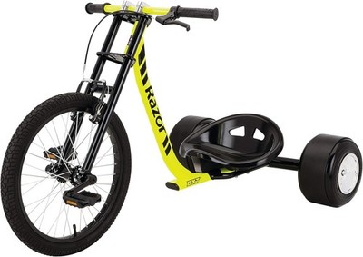 Razor Scooter Drift-Trike  Teens Tricycle Bike Drifting Go Kart Big Wheel, New