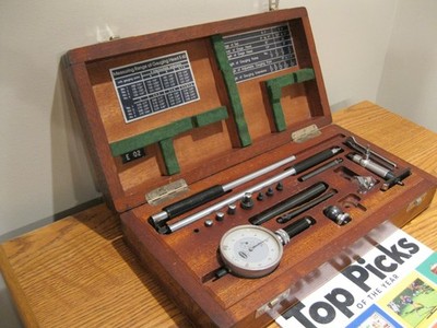 DIATEST BORE GAGE WITH E6 AND E8 HEAD 1.030 TO 14'' ID .0001 IND MACHINIST TOOLS
