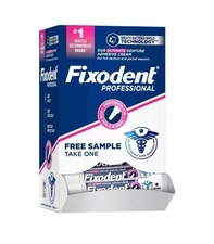 Fixodent Professional Denture Adhesive Cream 0.35 oz. 50/Box