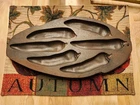 Vintage Lodge Cast Iron Chili Pepper Corn Bread Pan #6CP2 *Great Piece*