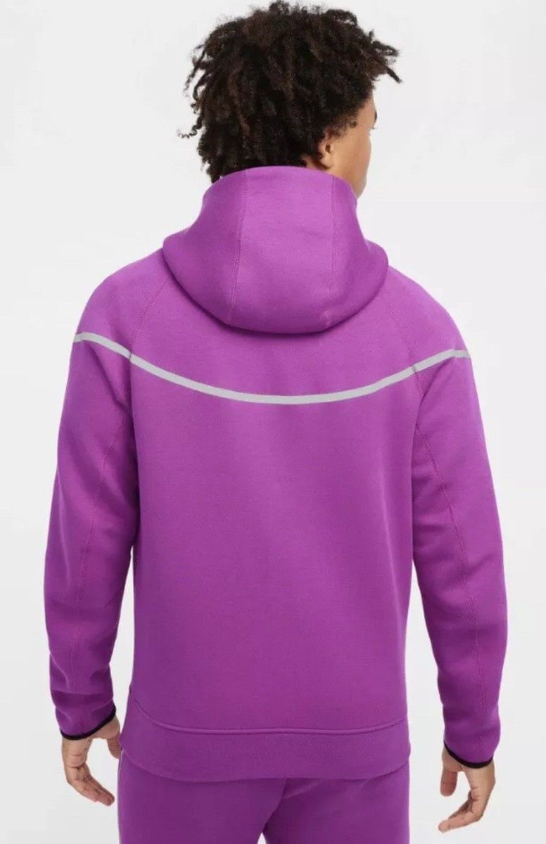 Nike Tech Fleece Reflective Windrunner Jacket Bold Berry FZ0754