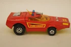 MATCHBOX LESNEY Speed Kings K-40 Shovel Nose Fire Chief Red 1971 ENGLAND