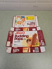 Vintage 1985 JELLO JELL-O Pudding Pops Original Box, NOS