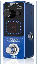 LEKATO Looper Pedal, Guitar Looper Pedal for Electric Guitar&Bass Loop Pedal ...
