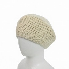 Comes And Goes Comesandgoes Wool Knit Beret Hat White Men'S