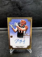 2010 Topps Five Star Jordan Shipley Rookie On Card Auto /100. rookie card picture
