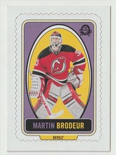 2013-14 O-PEE-CHEE STAMPS WRAPPER REDEMPTION MARTIN BRODEUR NEW JERSEY DEVILS