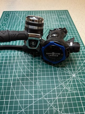 Aqua Lung Legend LX ACD Scuba Diving Regulator- Yoke - Cobalt Blue Beauty