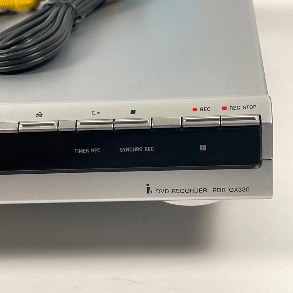 Sony RDR-GX330 DVD Recorder New Open Box w/ Remote, Cables, Manual | Tested - Image 4 of 4