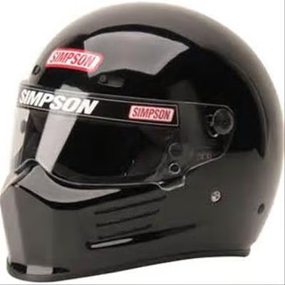 Simpson Racing 7210012 SA2020 Super Bandit Racing Helmet Adult Small Black