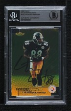 BAS 1999 Finest Gold Refractor Die-Cut 98/100 Courtney Hawkins BGS Authentic 3c7