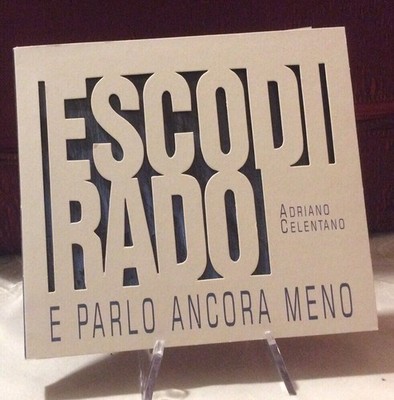 Cd Musica Album Adriano Celentano - Esco Di Rado E Parlo Ancora Meno