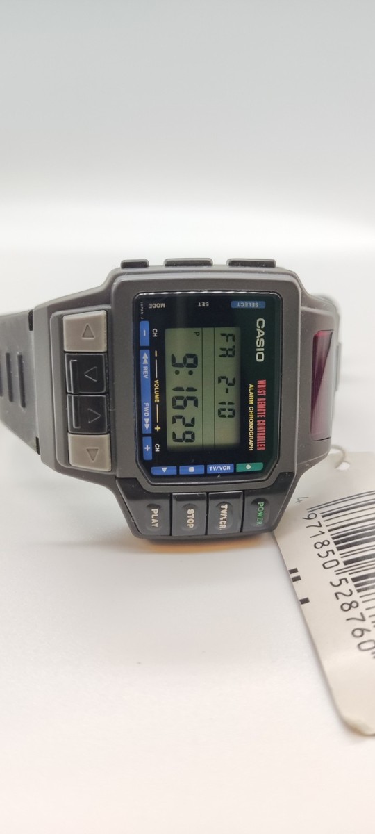 Casio CMD-10 TV Remote Watch – NOS, Japan – Full Set (Box, Tags