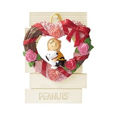 Re-ment Peanuts Snoopy Wreath Collection - Hug