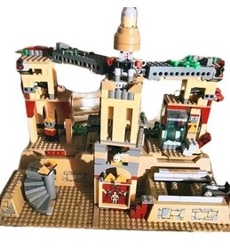 Lego Indiana Jones Temple Off The Crystal Skull 7627 W/ Base Plate