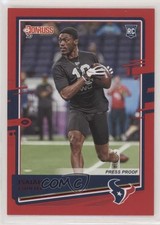 2020 Panini Donruss Rookie Press Proof Red Isaiah Coulter #282 kn8