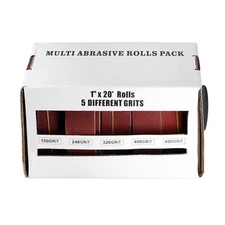 Utoolmart 5 Grits Emery Cloth Roll, 150 240 320 400 600 Abrasive Sand... 
