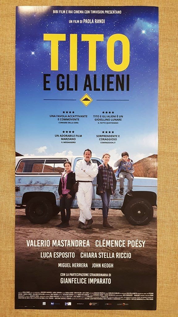 Locandina originale film Tito e gli alieni (2017) - Regia di Paola Randi