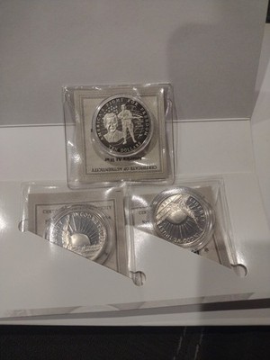 2x 1986-S  *Statue Liberty*  Proof Half Dollar in Coin Capsule + 1x Ten $ Coin 
