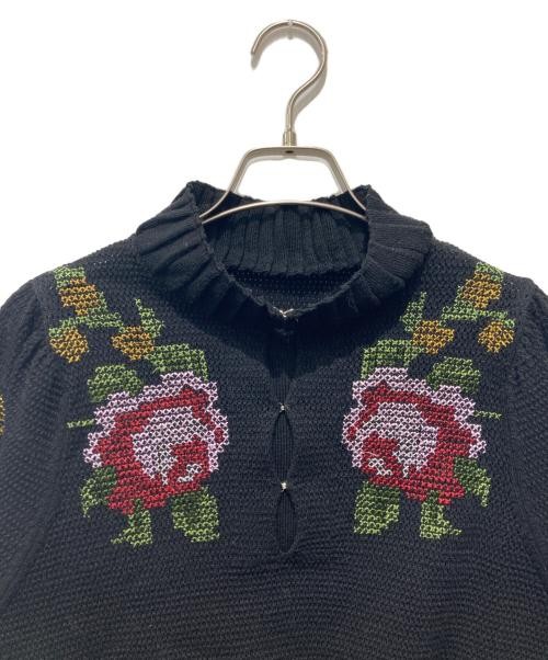 Ameri                    CROSS STITCH MESH KNIT T… - image 3