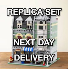 Green Grocer Set 10185 and Mini figures 2352 pieces MOC ABS read description