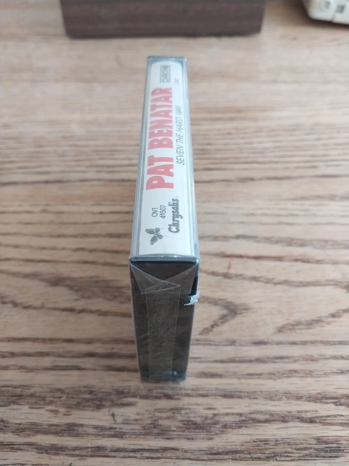 New Sealed Vtg 1985 Pat Benatar seven the hard way cassette Tape Classic Rock - Image 2 of 3