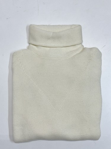 Bogner Wool Acrylic Knit Turtleneck Cream Color Women’s Medium - Picture 9 of 9