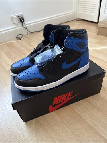 Nike Air Jordan 1 Retro High OG Royal 2017 taglia 9 UK