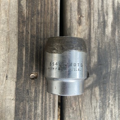 Proto Professional 1-5/16'' Chrome Socket 3/4'' Drive 12 Point 5542 Made in USA