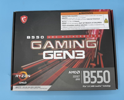 MSI B550 GAMING GEN3 AM4 SATA 6Gb/s ATX Motherboard *NEW*
