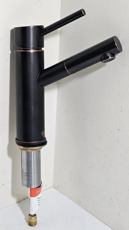 VIGO Lavatory Single Hole Faucet Antique Rubbed Bronze VG01009ARB