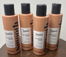 4 NEW Suave Anti-Frizz Smoothing Serum 4.75oz Each 24 Hour Control