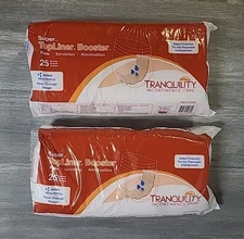 2 Pack Tranquility Booster Pad 4-1/4 X 15 Inch Flow-Through Pad 25 Ct