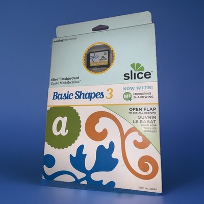 Basic Shapes 3 Slice Memories Family Word Expressions  Design Card & Booklet NEW