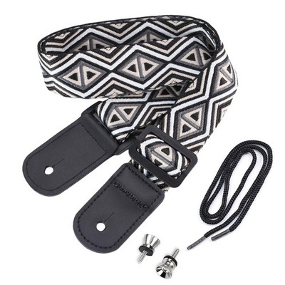 Tenor Concert Soprano Baritone Ukulele Strap Coloful Hawaii Floral Jacquard F...