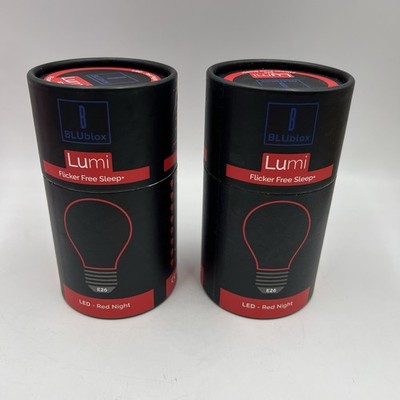 2 Original Blublox LUMI (EMR-TEK) Flicker Free Sleep+ Red Night