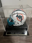 Dan Marino Signed Miami Dolphins Mini Helmet – Autographed w/ COA & Display Case