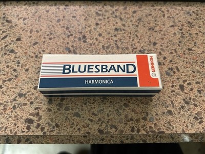 Hohner BluesBand Harmonica Key of C Blues Band Stainless Steel, 1501