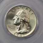 1947-S Washington Quarter PCGS MS65