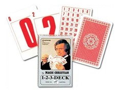 1-2-3 DECK - PIATNIK MAGIC CHRISTIAN NUMBER CARDS FROM 1 TO 52