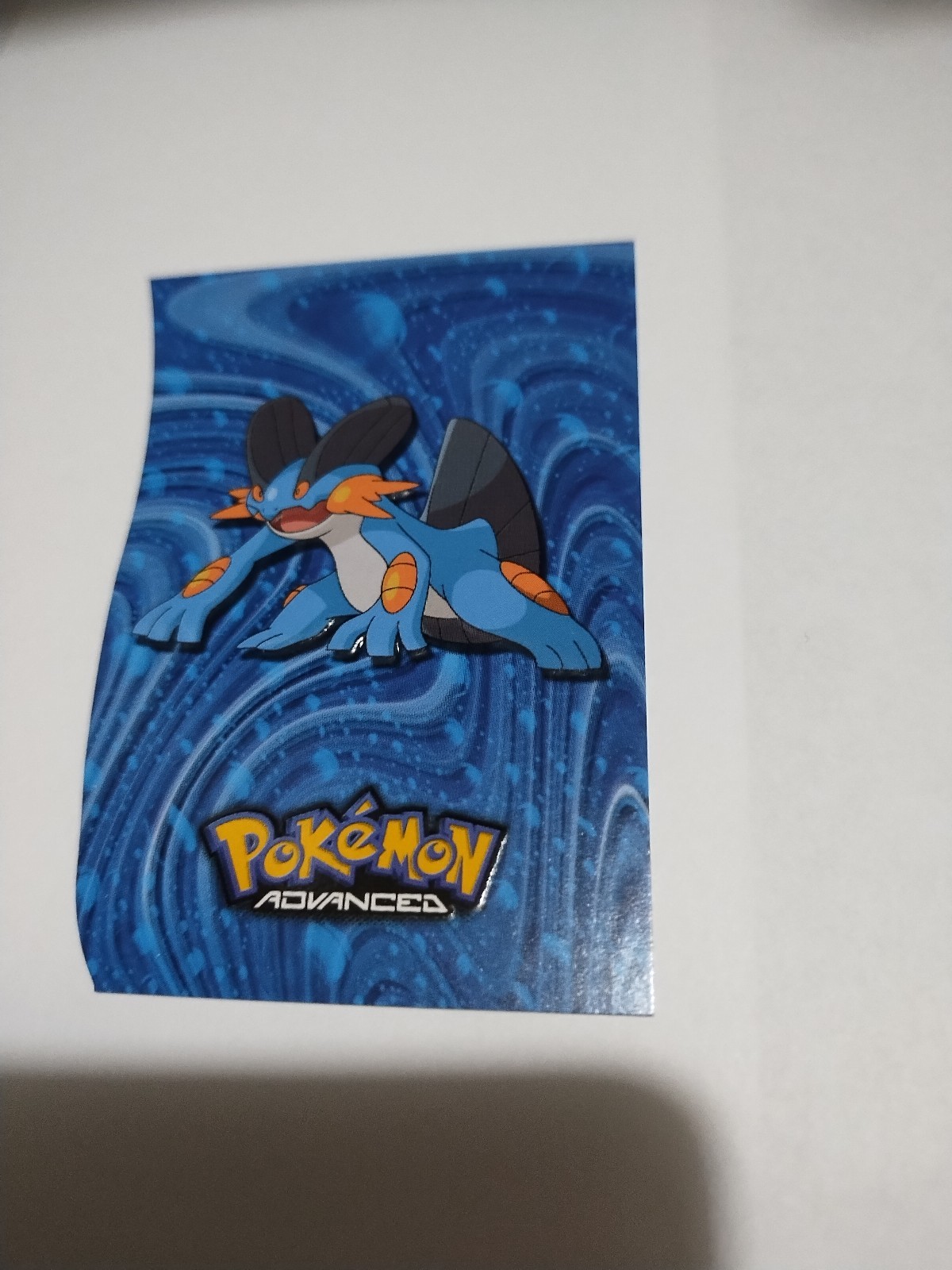 MINT 2003 Topps Pokemon TCG Advanced Embossed Evolution Die Cut Swampert 6 of 18
