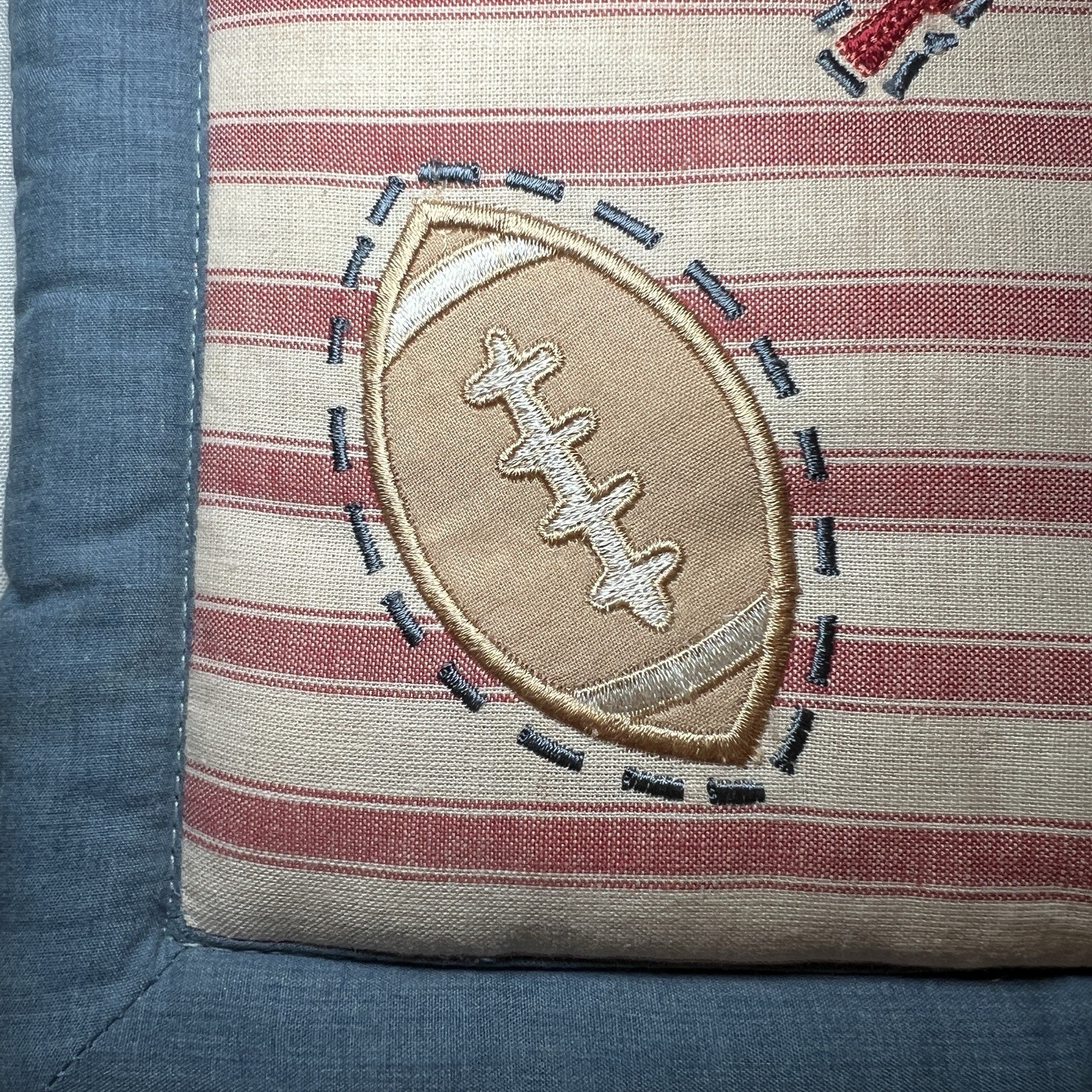 Vintage Soft Wall Hanging Football Themed