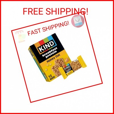 KIND Breakfast Protein Bars, 8g Protein, Gluten Free, Honey Oat, 6 Count