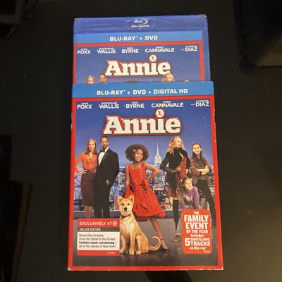 Annie (Blu-ray + DVD) 2014 - With Slipcover Brand new and Sealed
