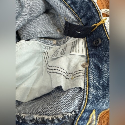 Wrangler Youth Distressed High Rise Cutoff Denim Shorts 27” Waist - Picture 8 of 8