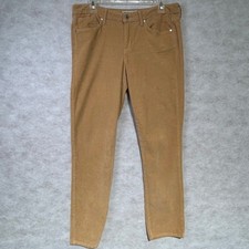 Calvin Klein Jeans Womens Ultimate Skinny Corduroy Tan Pants Size 10