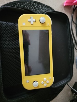 Nintendo Switch Lite Yellow Console RX With MH Rise