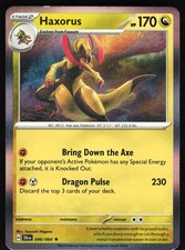 Haxorus 046/064 Pokemon SV: Shrouded Fable  Rare NM