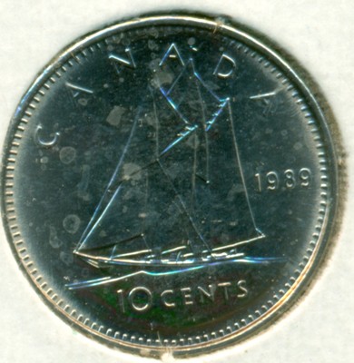 【超激レア美品】キャプテン翼　おもちゃの紙幣　コンプリート 1989 CANADA TEN CENTS, CHOICE BRILLIANT UNCIRCULATED, GREAT PRICE