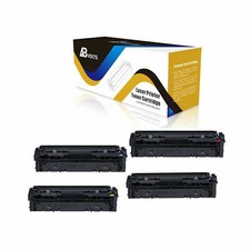 4pk for Canon 054H H/Y Toner Cartridge Set ImageClass MF642Cdw CRG-054H LBP602C